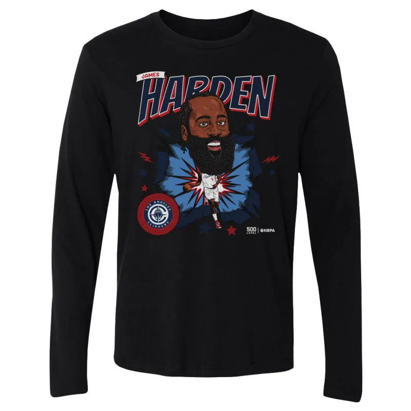 James Harden Los Angeles Clippers Caricature WHT sold by 500 Level