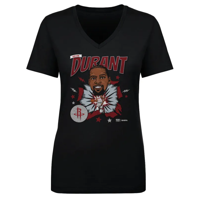 Kevin Durant Houston Rockets Caricature WHT sold by 500 Level