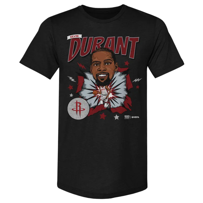 Kevin Durant Houston Rockets Caricature WHT sold by 500 Level