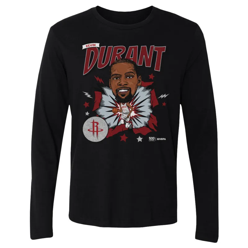 Kevin Durant Houston Rockets Caricature WHT sold by 500 Level