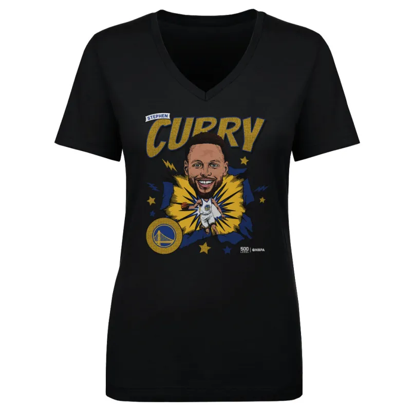 Steph Curry Golden State Warriors Caricature WHT sold by 500 Level