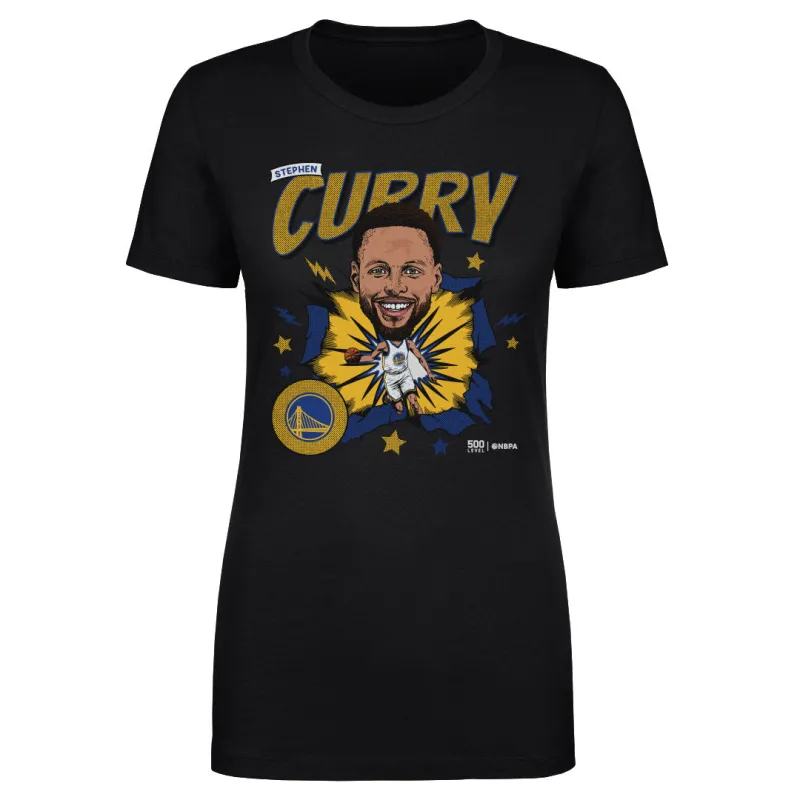 Steph Curry Golden State Warriors Caricature WHT sold by 500 Level