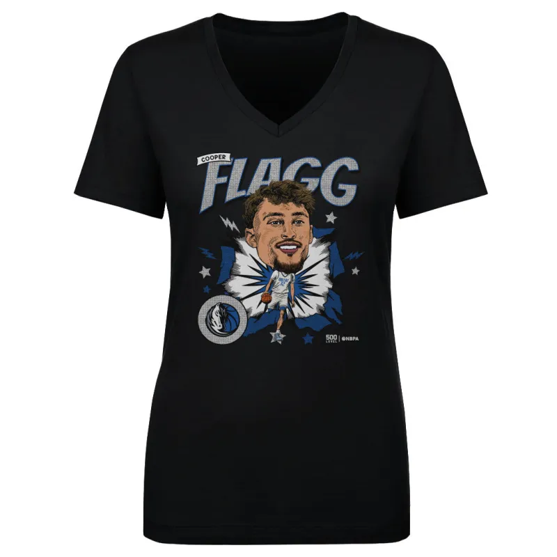 Cooper Flagg Dallas Mavericks Caricature WHT sold by 500 Level