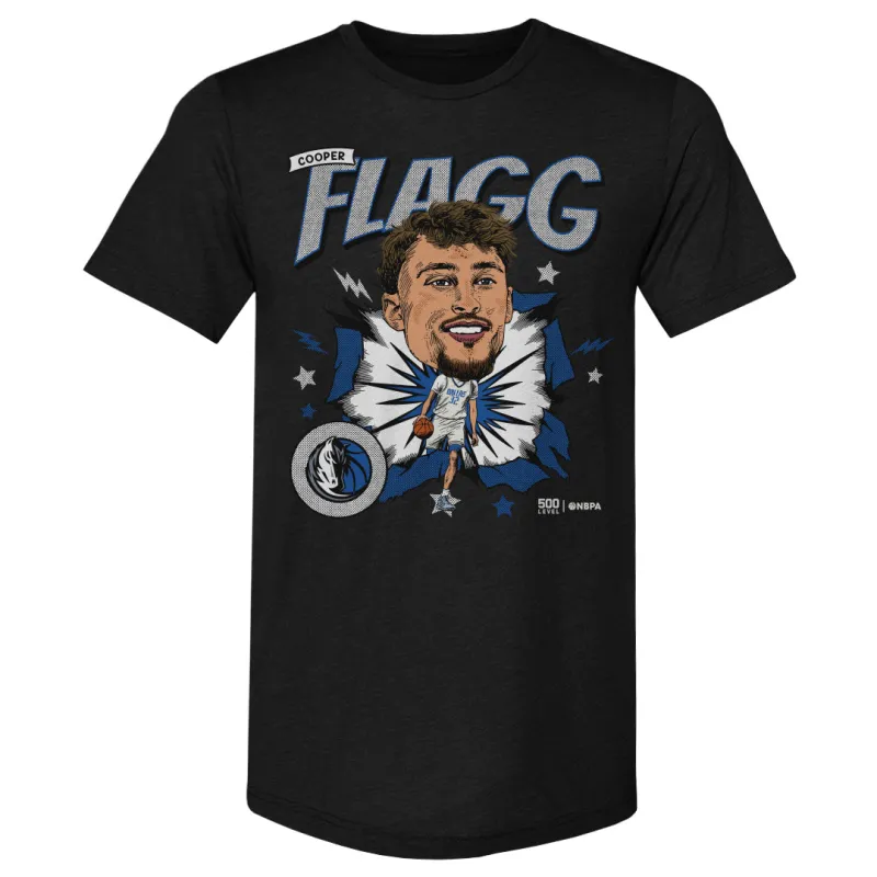 Cooper Flagg Dallas Mavericks Caricature WHT sold by 500 Level