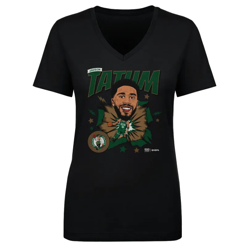 Jayson Tatum Boston Celtics Caricature WHT sold by 500 Level