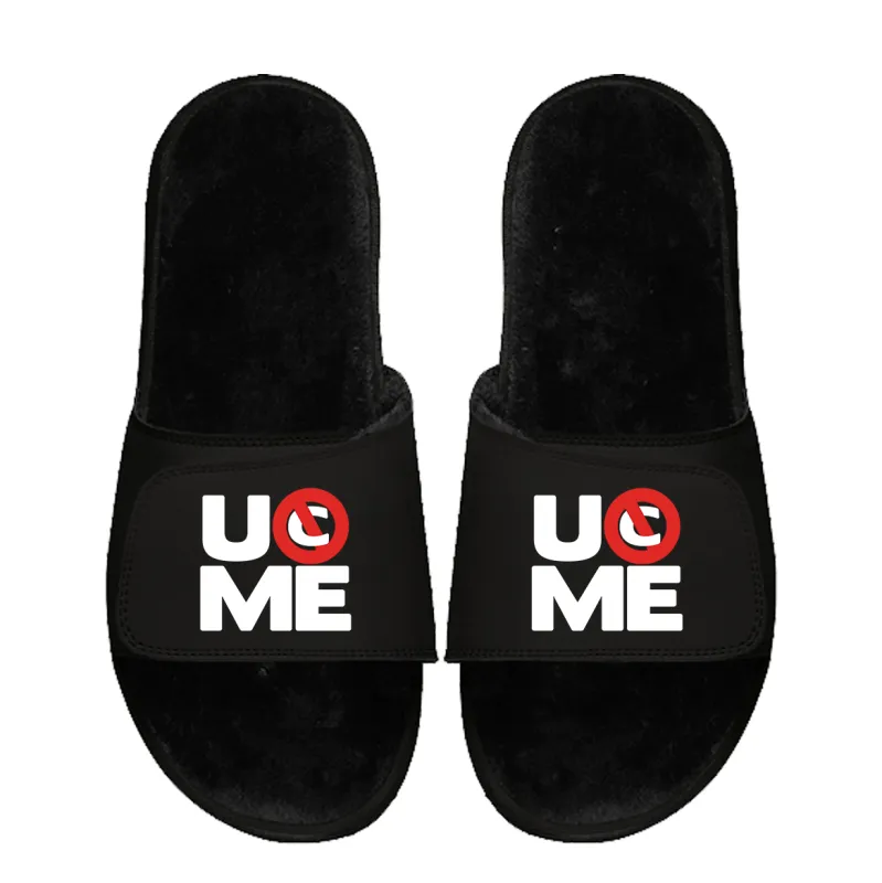 John Cena Black Fur Slides sold by 500 Level
