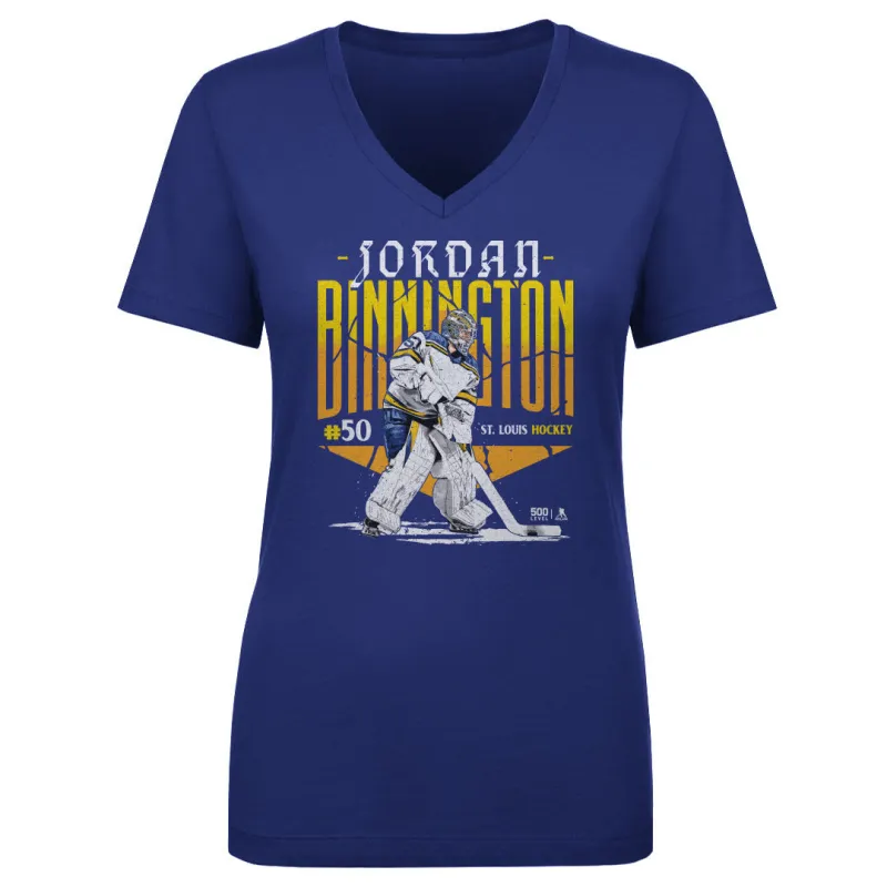 Jordan Binnington St. Louis Player Name WHT sold by 500 Level