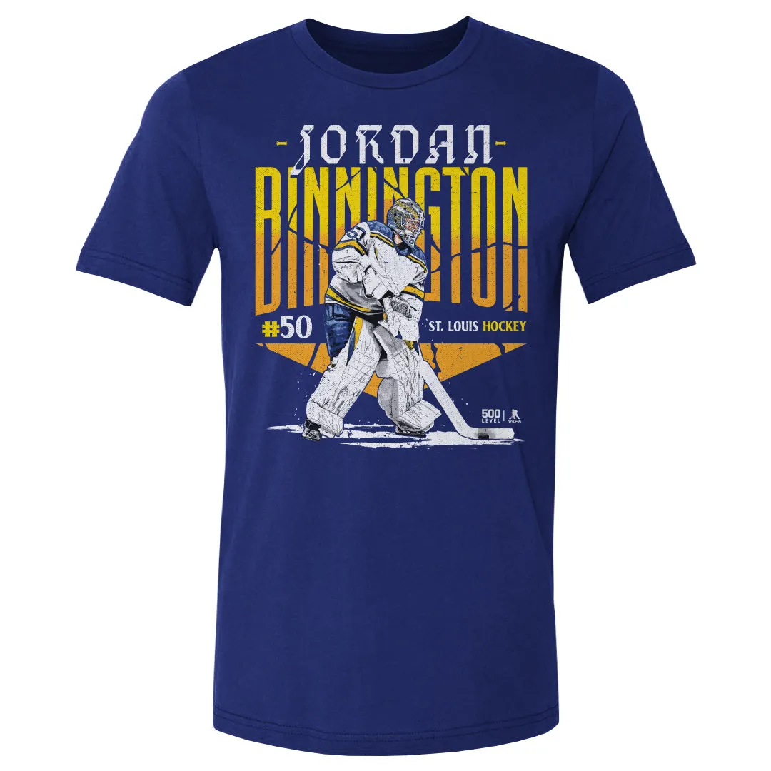Jordan Binnington St. Louis Player Name WHT sold by 500 Level