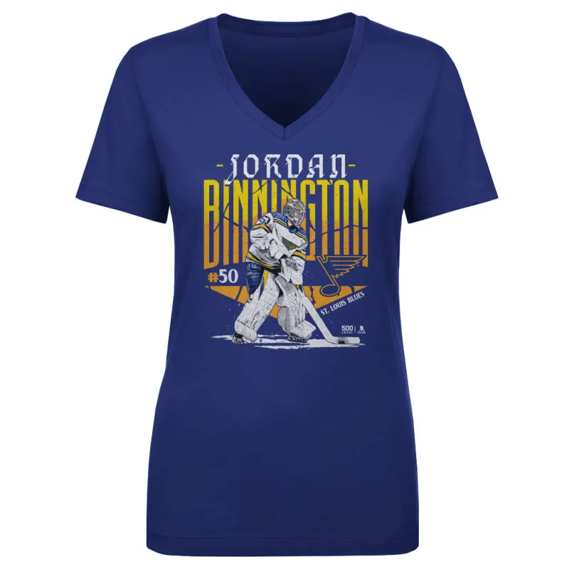 Jordan Binnington St. Louis Blues Player Name WHT sold by 500 Level