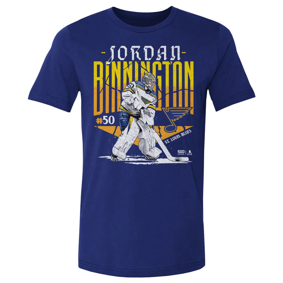 Jordan Binnington St. Louis Blues Player Name WHT sold by 500 Level