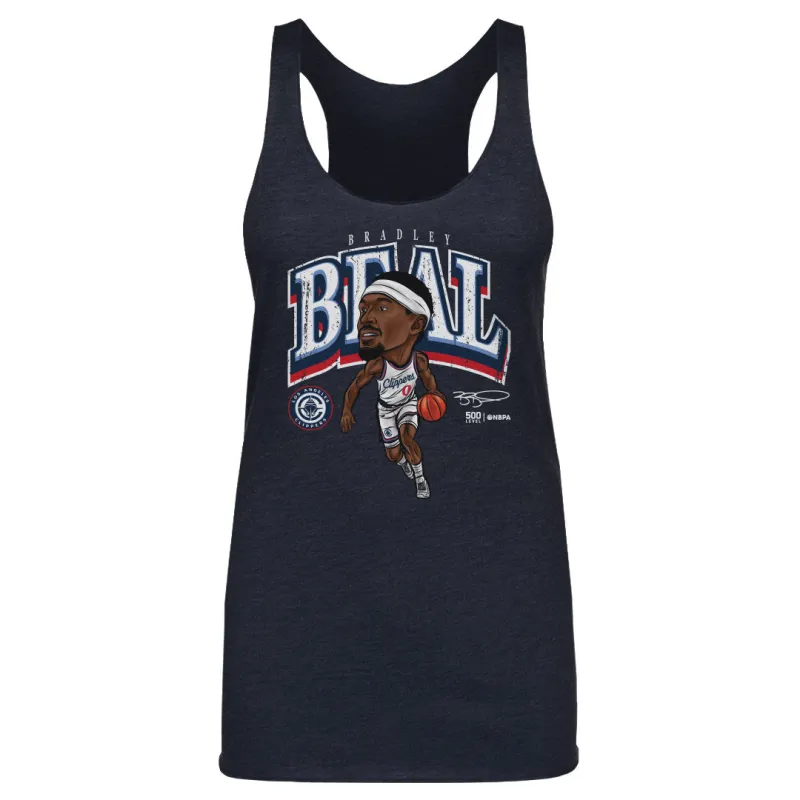 Bradley Beal Los Angeles Clippers Cartoon WHT sold by 500 Level