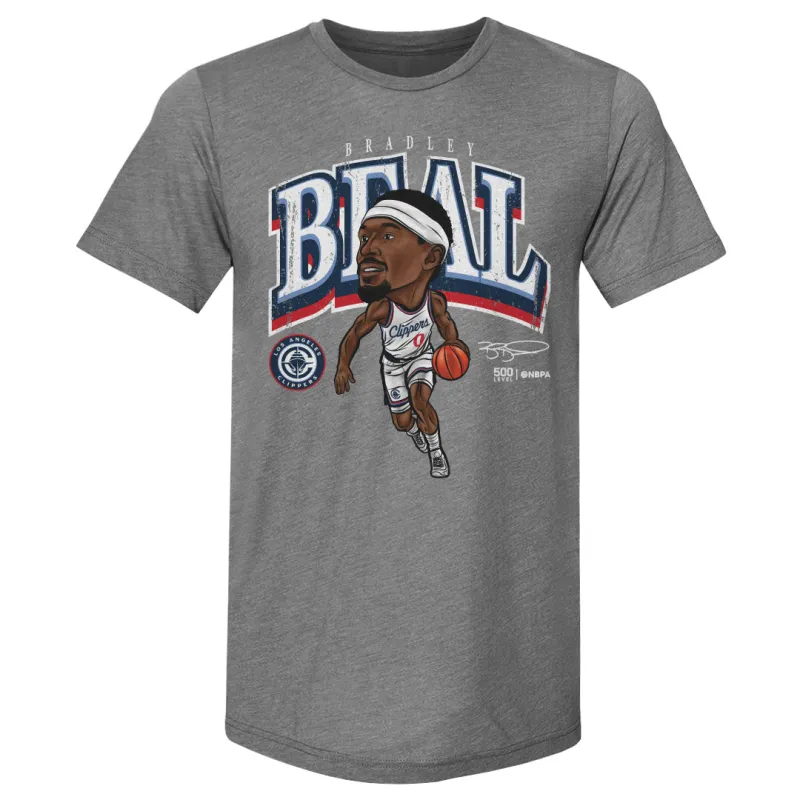 Bradley Beal Los Angeles Clippers Cartoon WHT sold by 500 Level