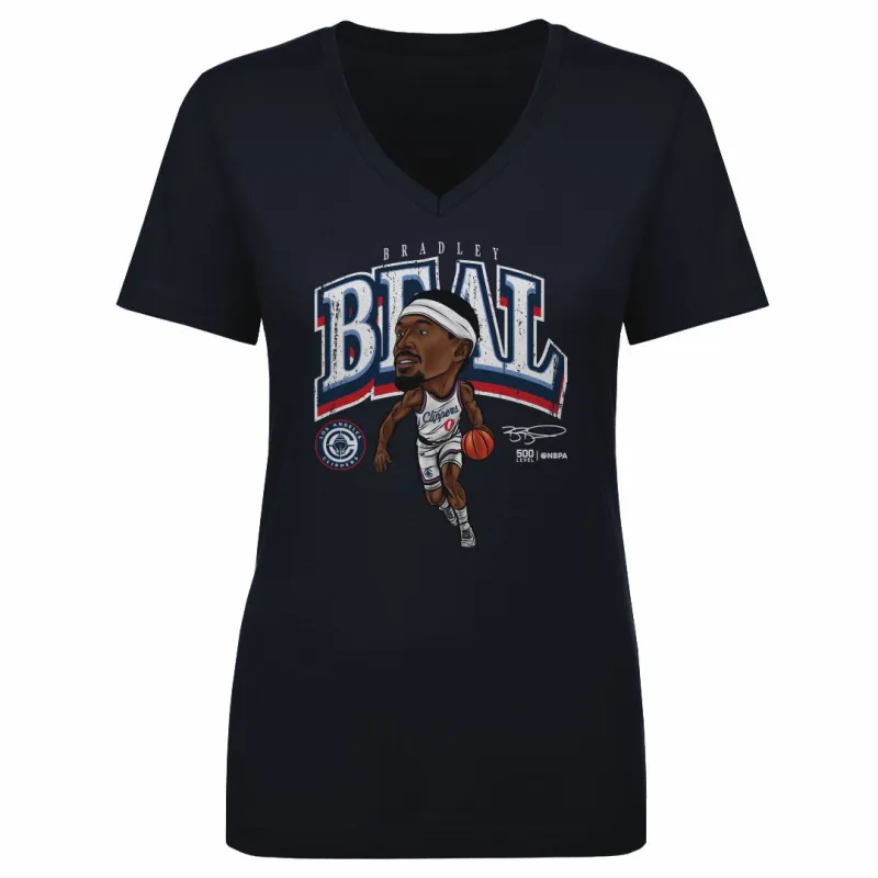 Bradley Beal Los Angeles Clippers Cartoon WHT sold by 500 Level