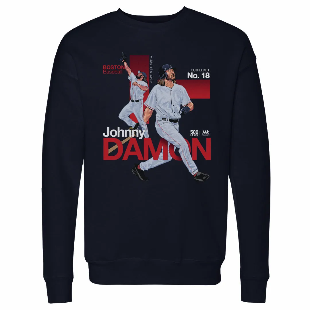 Johnny Damon Boston Modern WHT sold by 500 Level