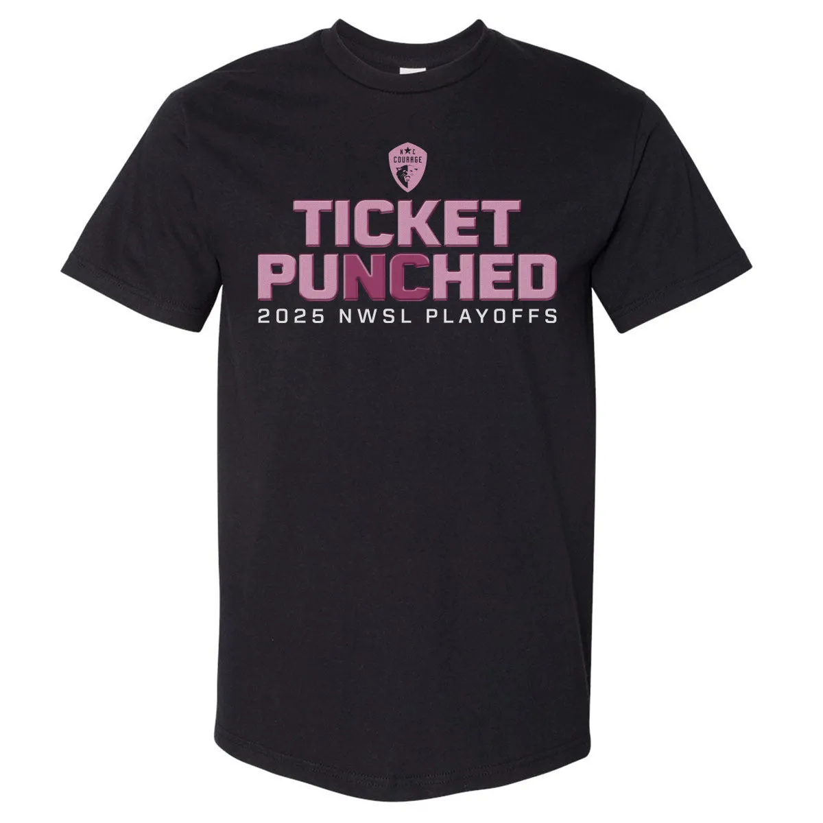 North Carolina Courage Ticket Punched 2025 WHT sold by 500 Level