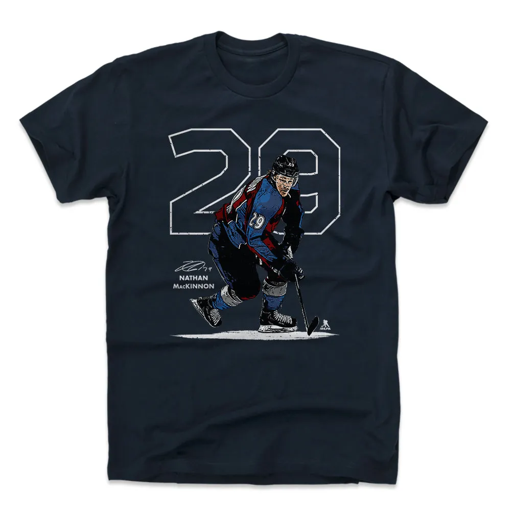 Nathan MacKinnon Number W WHT sold by 500 Level product image thumbnail 3