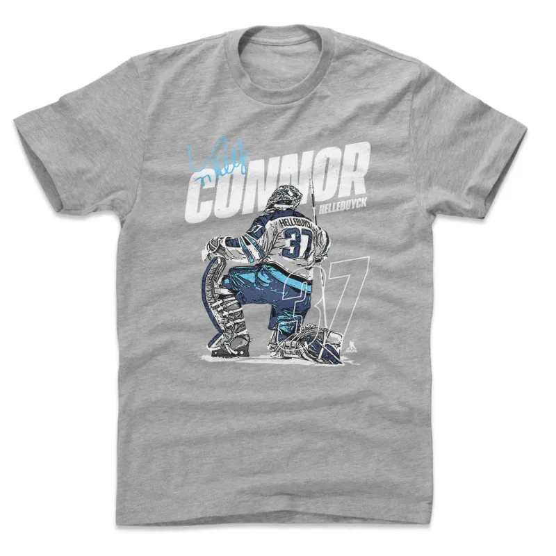 Connor Hellebuyck Kneel W WHT sold by 500 Level