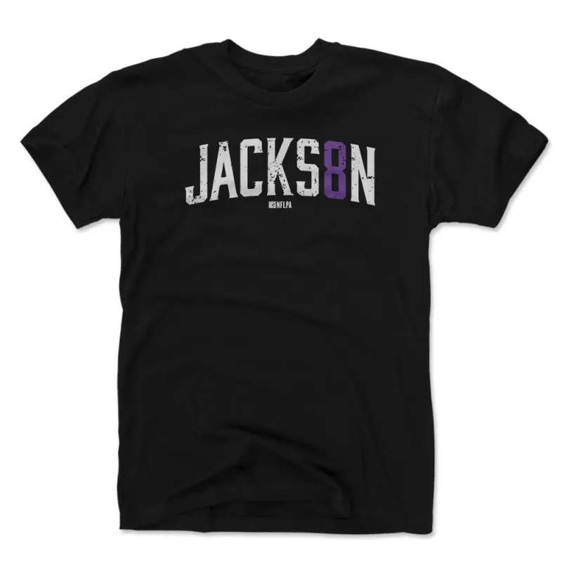 Lamar Jackson Name Number P WHT sold by 500 Level