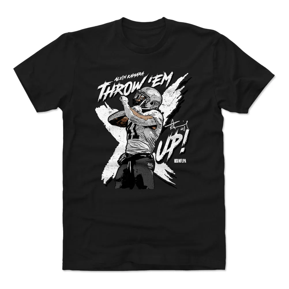 Alvin Kamara Throw Up The X W WHT sold by 500 Level product image thumbnail 2