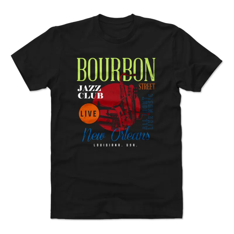 New Orleans Louisiana Bourbon Street Jazz WHT sold by 500 Level