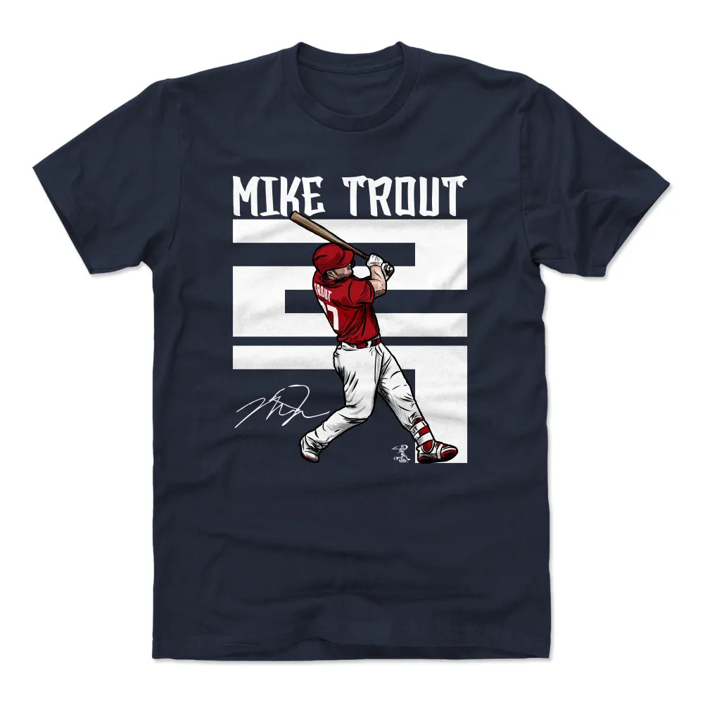 Mike Trout Number W WHT sold by 500 Level