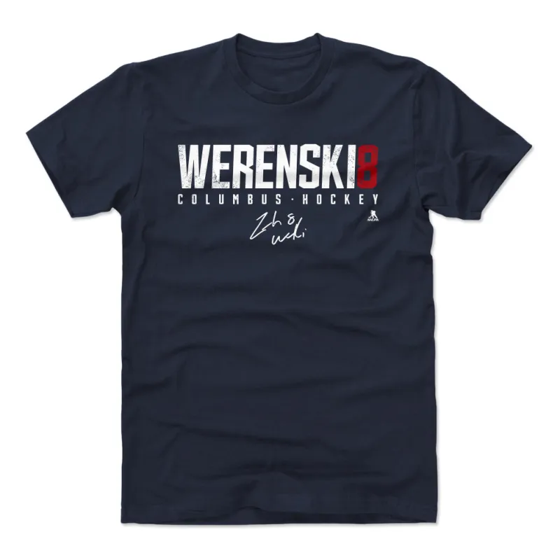 Zach Werenski Elite R WHT sold by 500 Level