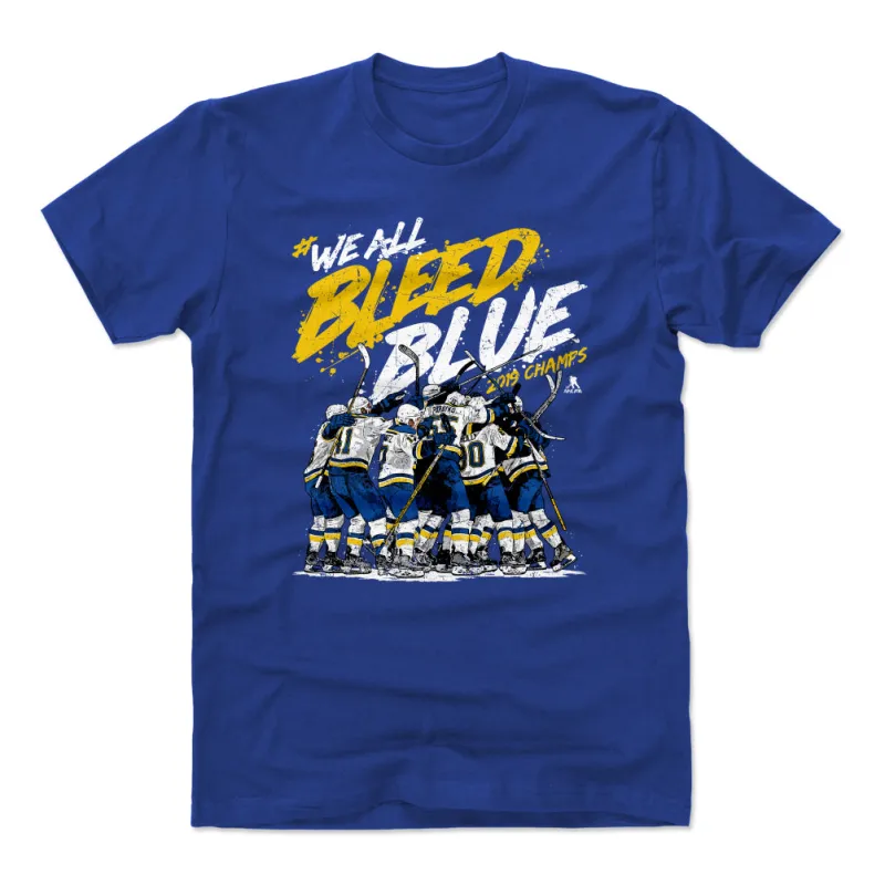 St. Louis Hockey Bleed Blue Y WHT sold by 500 Level
