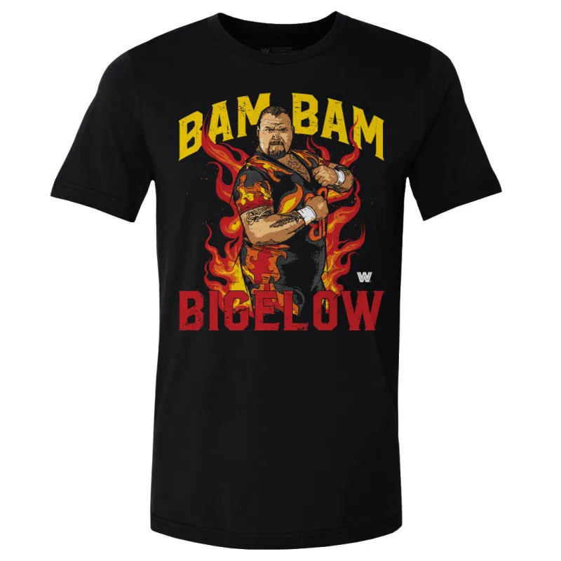 Bam Bam Bigelow Flames WHT sold by 500 Level