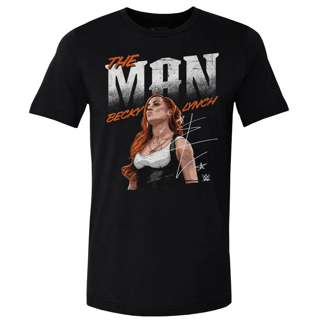 Becky Lynch The Man WHT sold by 500 Level