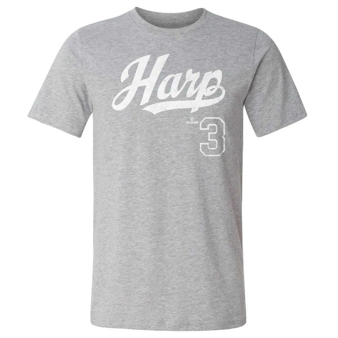 Bryce Harper Harp 2019 Players Weekend Script WHT sold by 500 Level