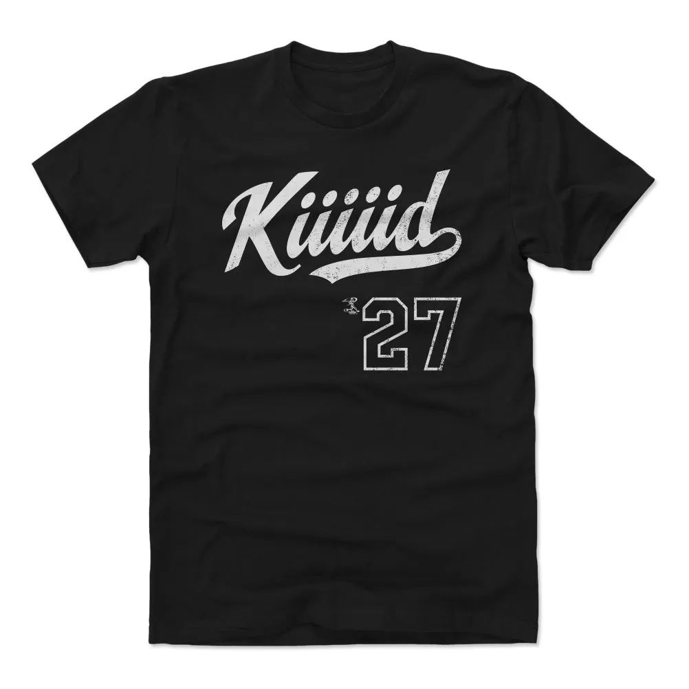 Mike Trout Kiiiiid 2019 Players Weekend Script WHT sold by 500 Level