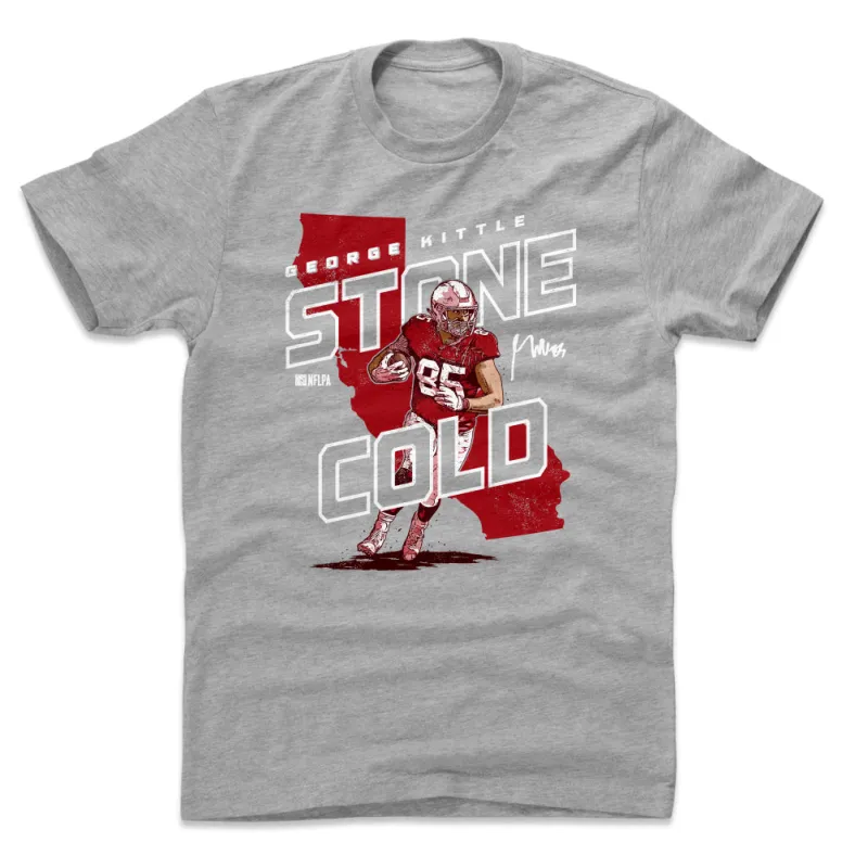 George Kittle Player Map R WHT sold by 500 Level