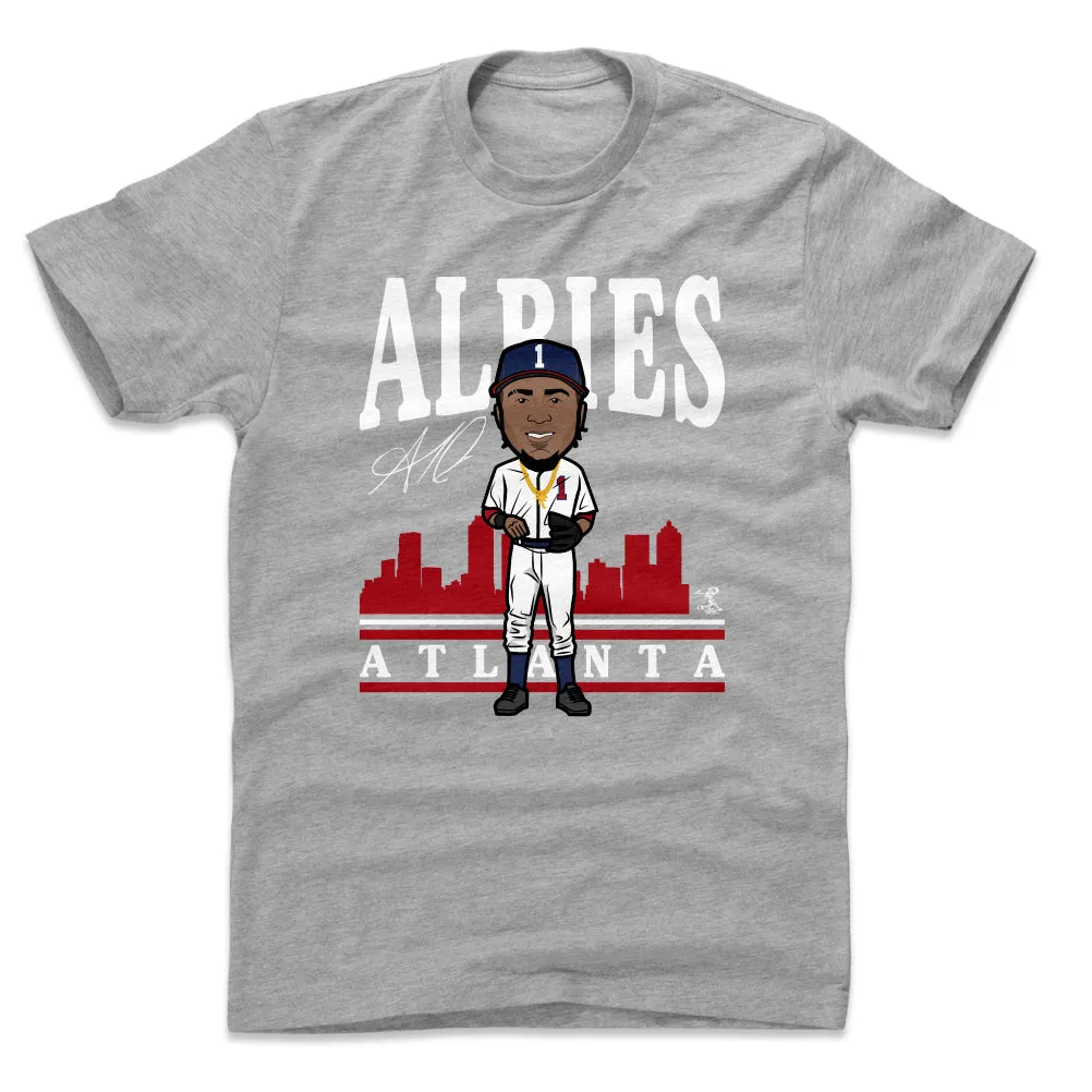 Ozzie Albies Toon R WHT sold by 500 Level product image thumbnail 2