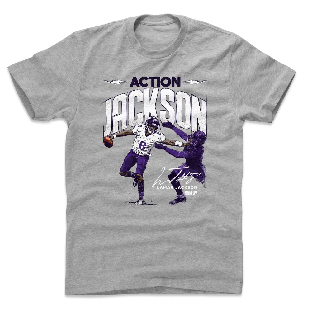Lamar Jackson Action P WHT sold by 500 Level product image thumbnail 2