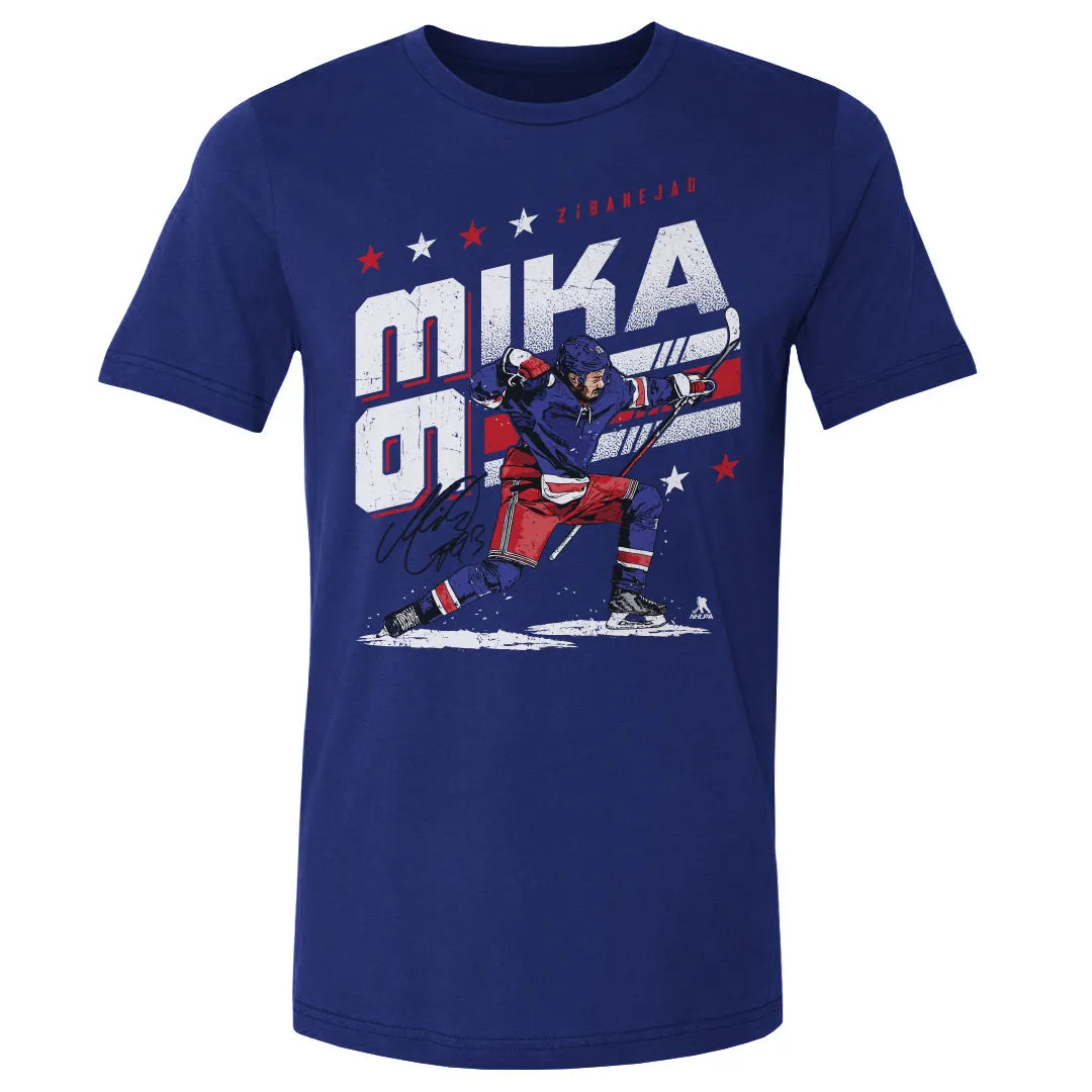 Mika Zibanejad Celebrate W WHT sold by 500 Level