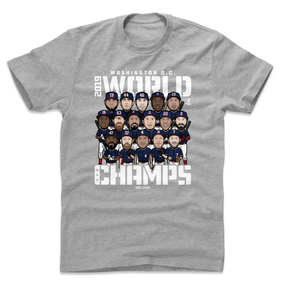 Washington Baseball 2019 World Champs WHT sold by 500 Level