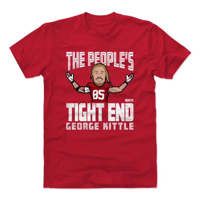 George Kittle The People's Tight End WHT sold by 500 Level