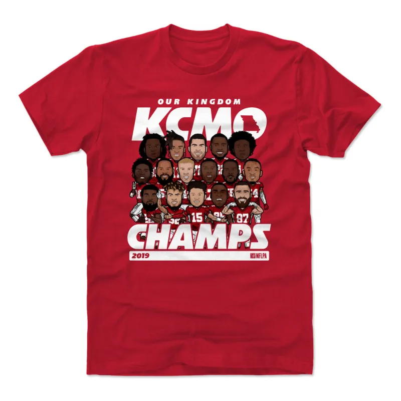 Kansas City Football 2019 Champs WHT sold by 500 Level
