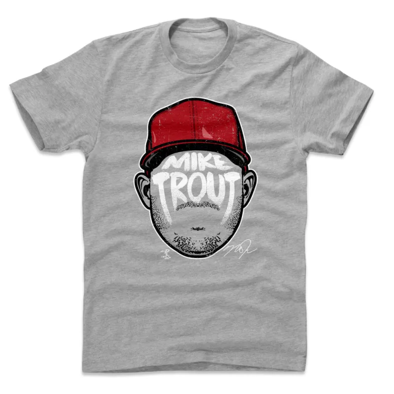 Mike Trout Player Silhouette WHT sold by 500 Level