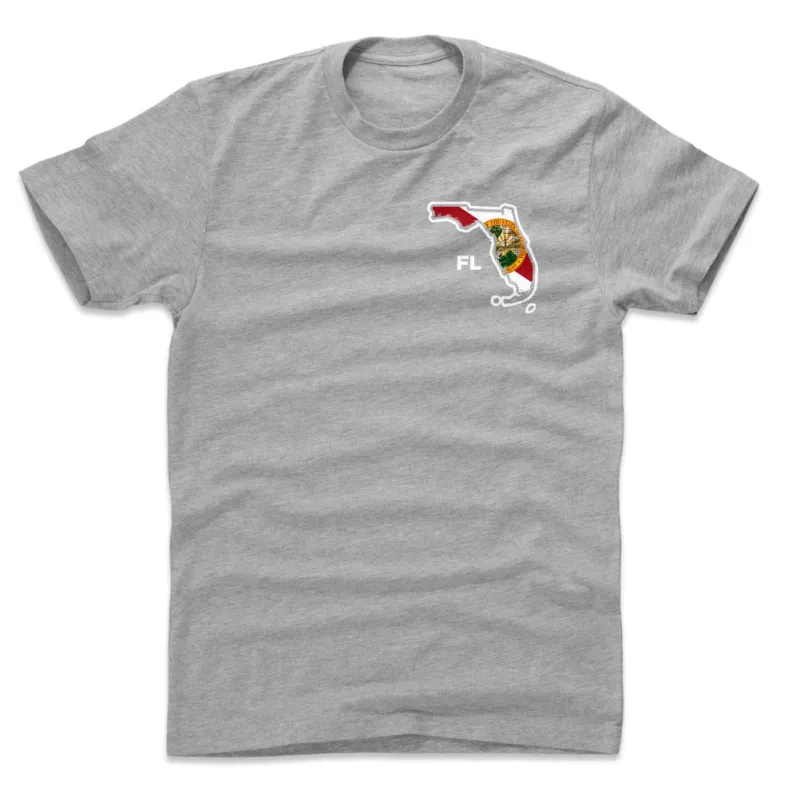 Florida State Flag Silhouette WHT sold by 500 Level