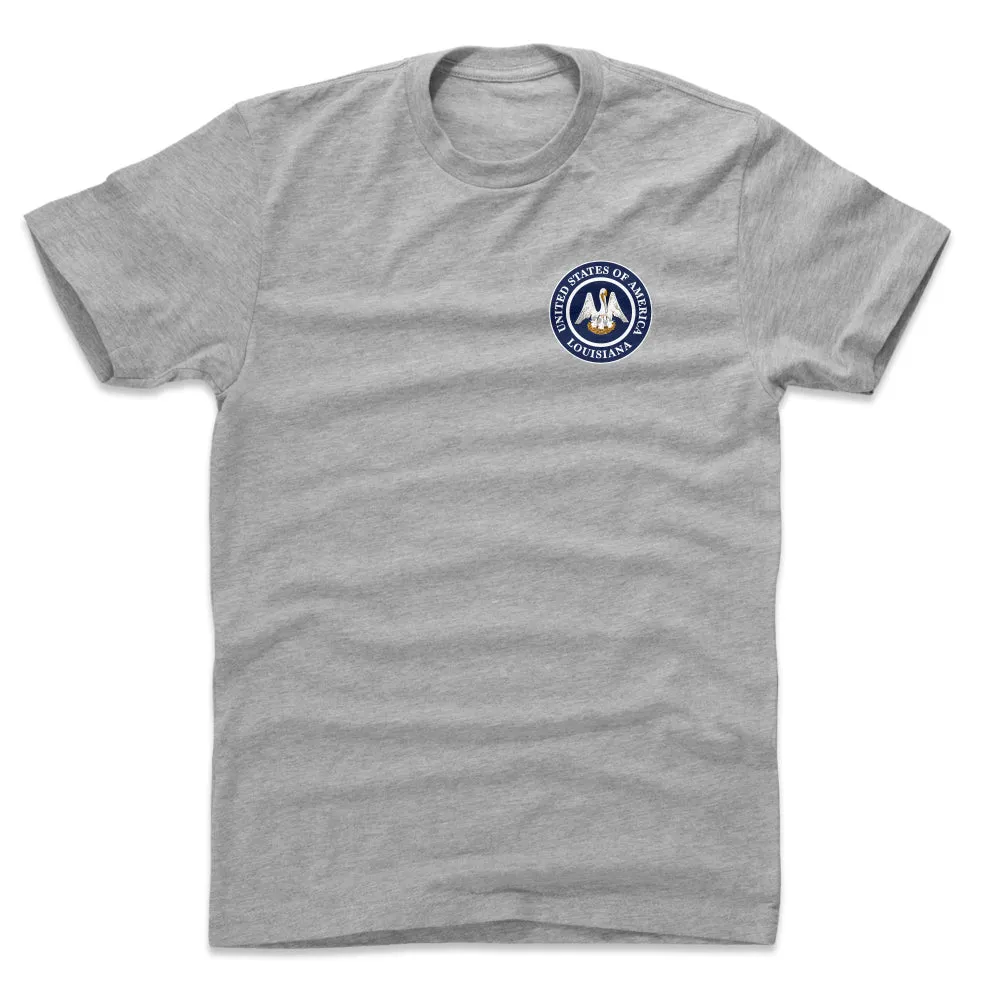 Louisiana State Flag Emblem WHT sold by 500 Level