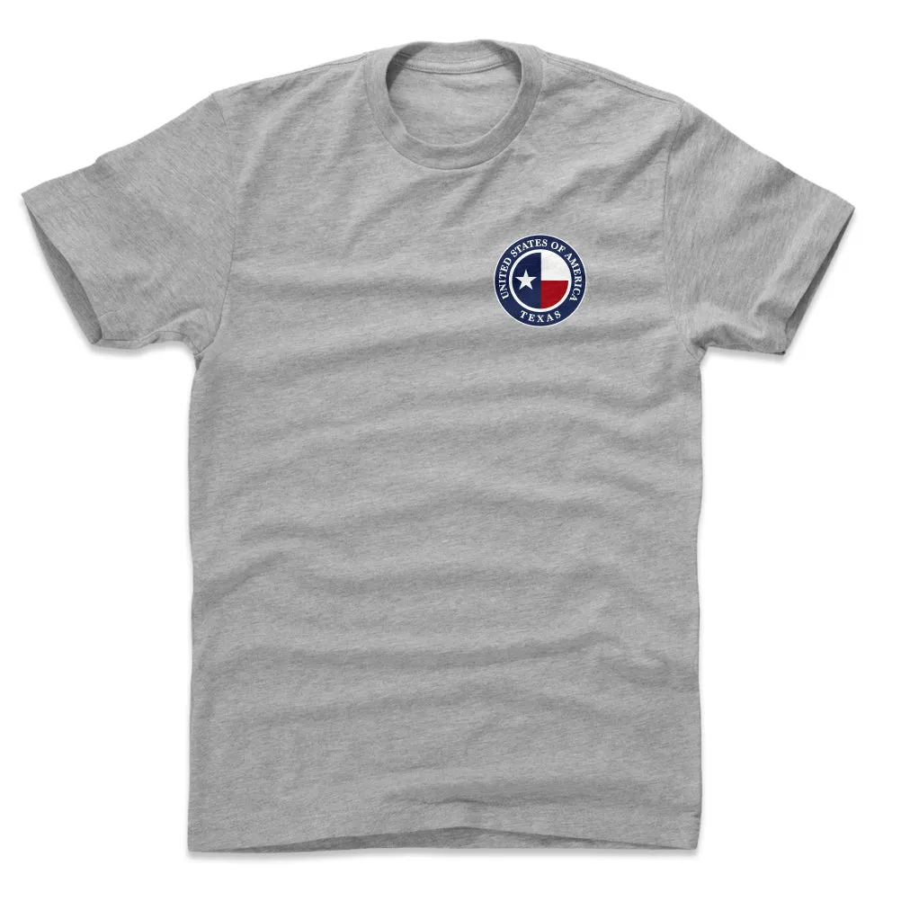 Texas State Flag Emblem WHT sold by 500 Level