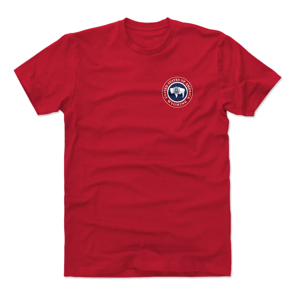 Wyoming State Flag Emblem WHT sold by 500 Level