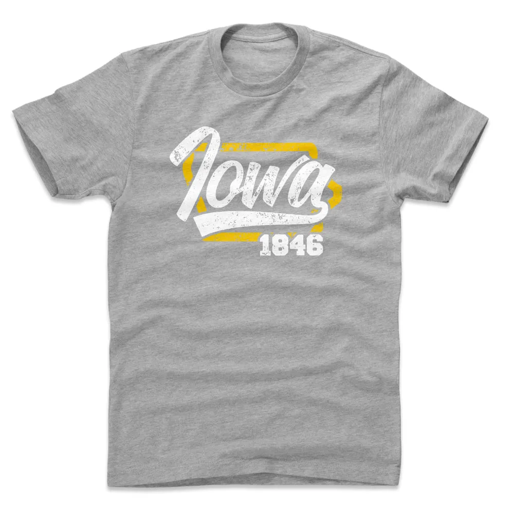 Iowa State Map Script WHT sold by 500 Level product image thumbnail 2
