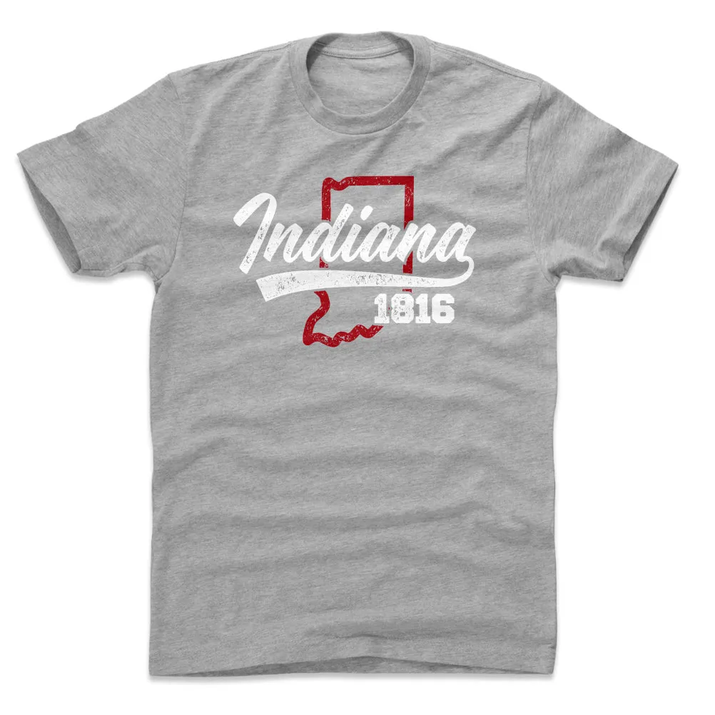 Indiana State Map Script WHT sold by 500 Level