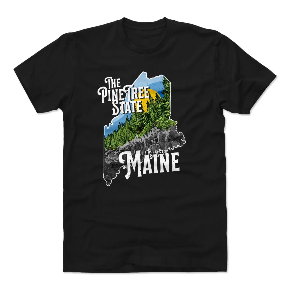 Maine The Pine Tree State Silhouette WHT sold by 500 Level