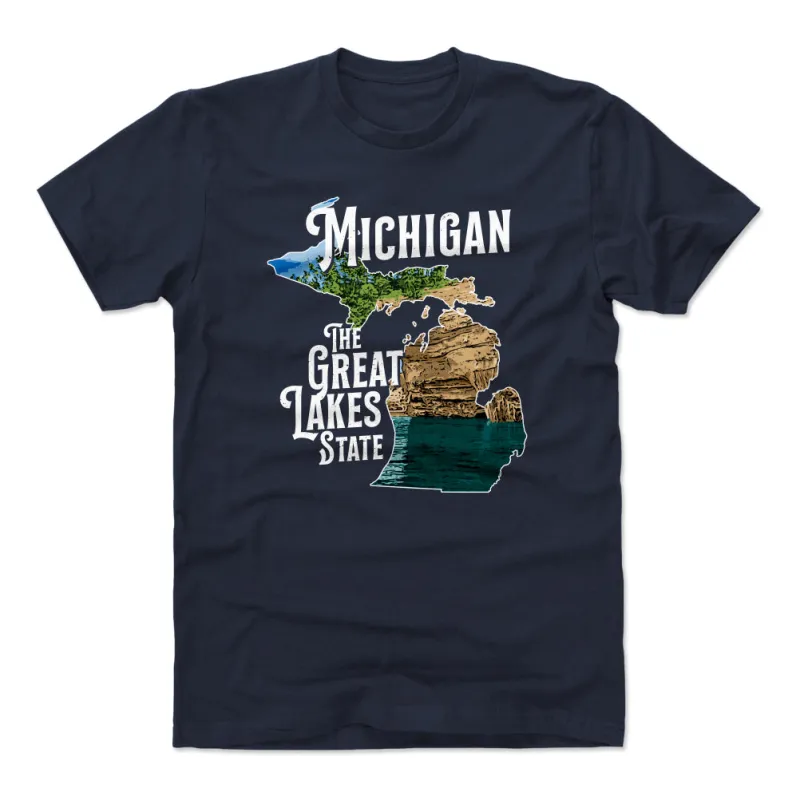 Michigan The Great Lakes State Silhouette WHT sold by 500 Level