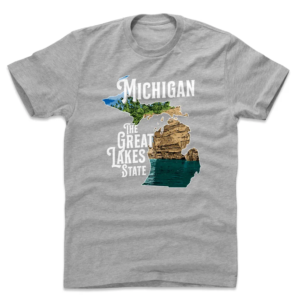 Michigan The Great Lakes State Silhouette WHT sold by 500 Level product image thumbnail 3
