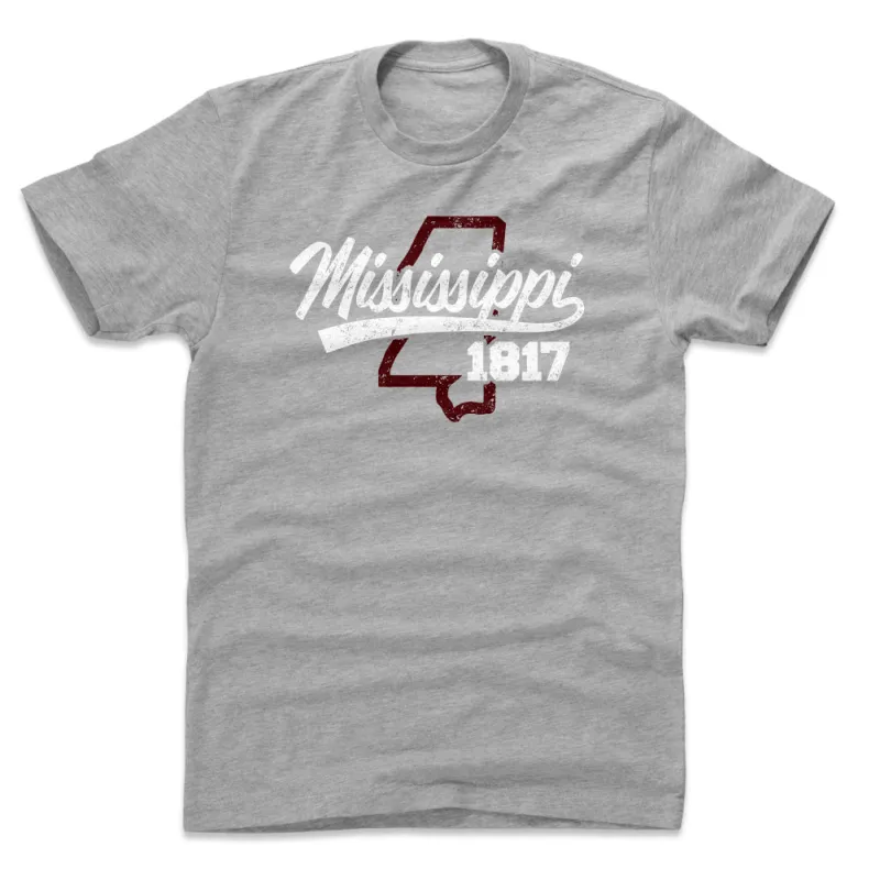 Mississippi State Map Script WHT sold by 500 Level