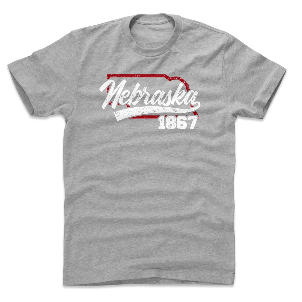 Nebraska State Map Script WHT sold by 500 Level